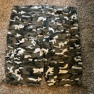 Camouflage Cargo Shorts